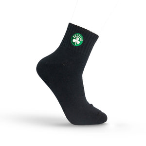 Boston Celtics Quarter Socks - BLACK