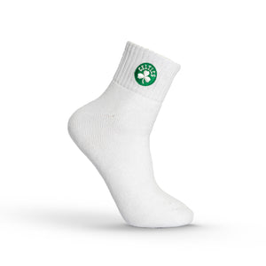 Boston Celtics Quarter Socks - WHITE