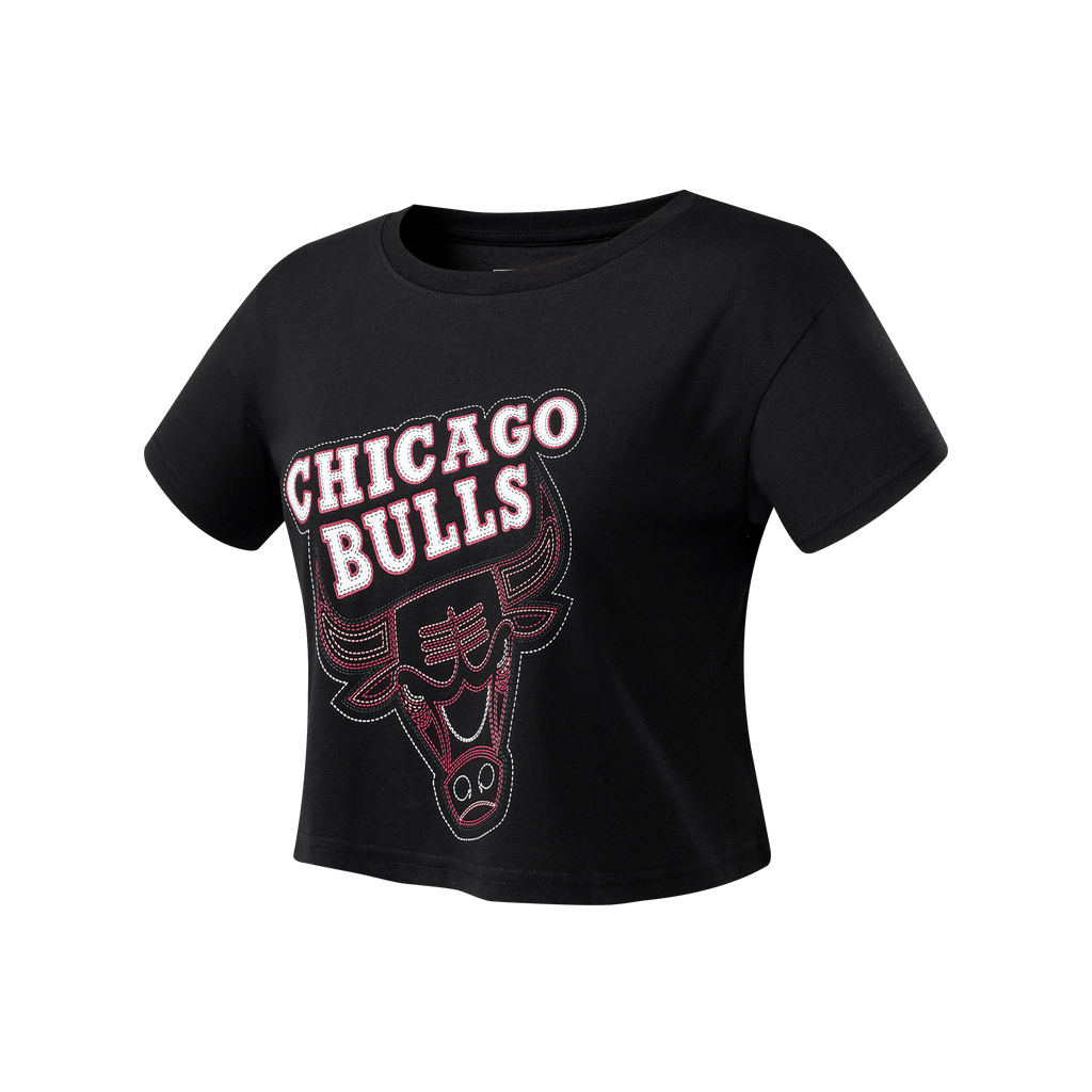NBA Stitches Boxy Crop Top - Chicago Bulls