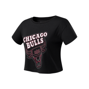 NBA Stitches Boxy Crop Top - Chicago Bulls