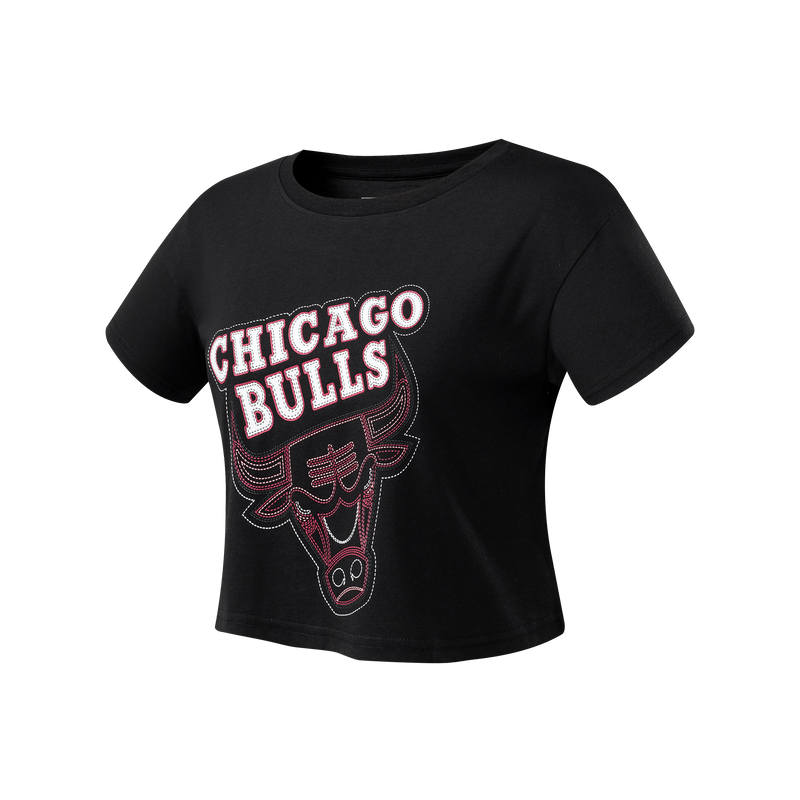 NBA Stitches Boxy Crop Top - Chicago Bulls