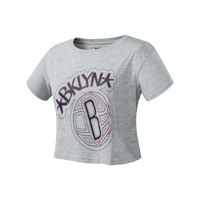 NBA Stitches Boxy Crop Top - Brooklyn Nets