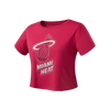 NBA Stitches Boxy Crop Top - Miami Heat