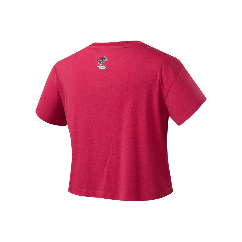 NBA Stitches Boxy Crop Top - Miami Heat