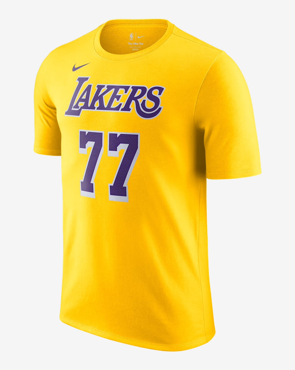 Luka Doncic Los Angeles Lakers Nike Icon Name and Number Tee