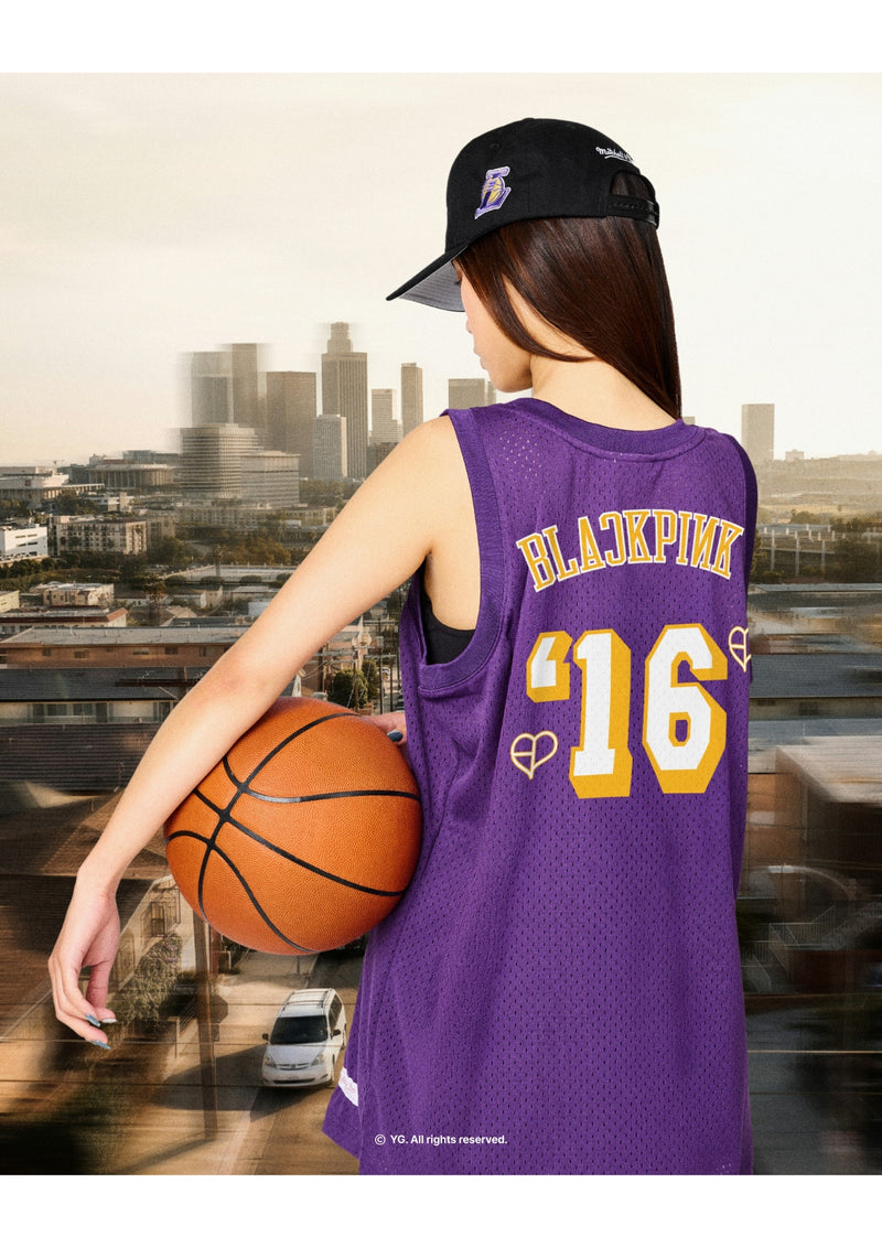 Los Angeles Lakers Purple BLACKPINK x NBA Swingman Jersey