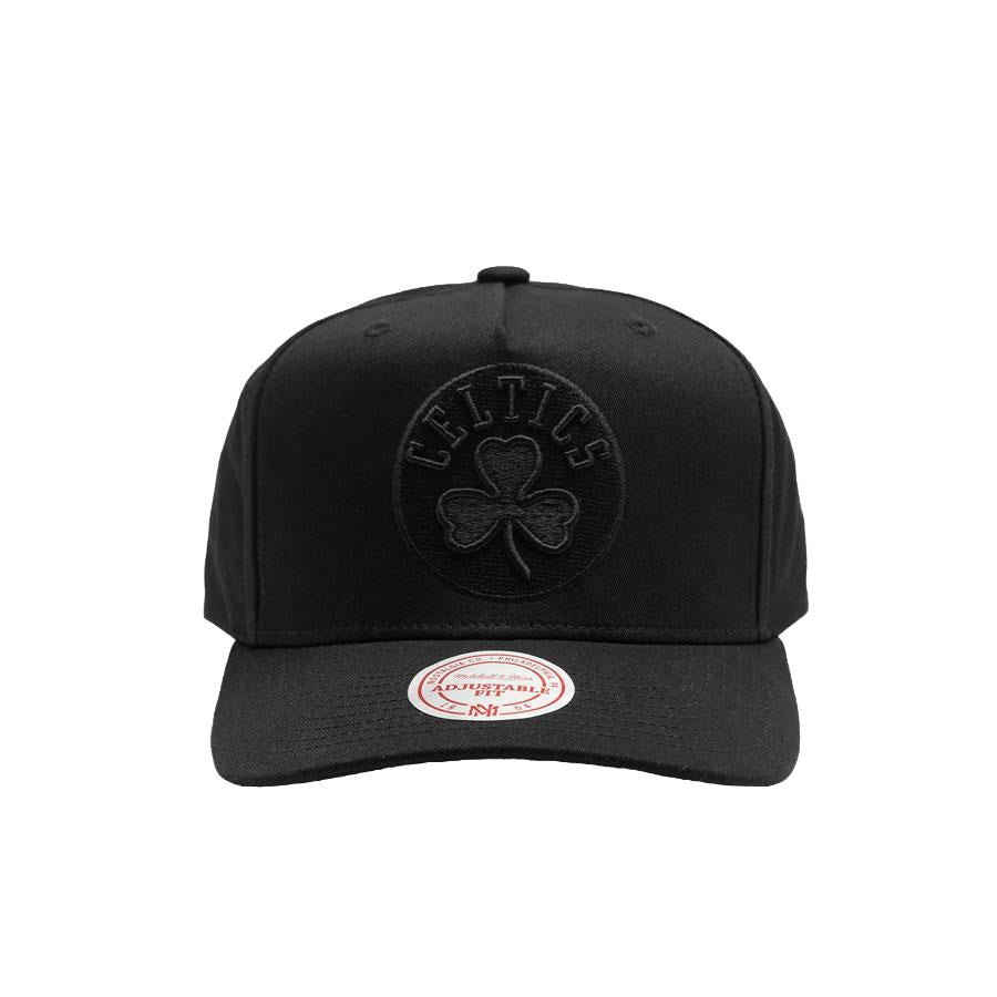 Mitchell & Ness Black Team Logo MVP Celtics Snapback Cap