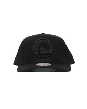 Mitchell & Ness Black Team Logo MVP Warriors Snapback Cap