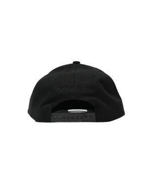 Mitchell & Ness Black Team Logo MVP Warriors Snapback Cap