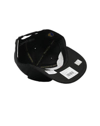 Mitchell & Ness Black Team Logo MVP Warriors Snapback Cap