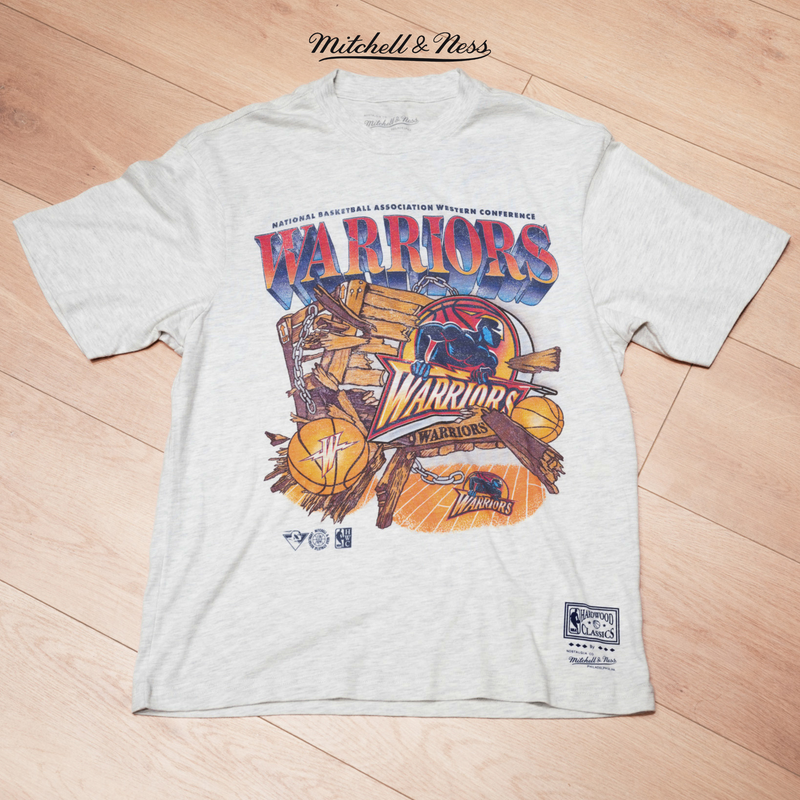 Mitchell & Ness Golden State Warriors Bevel Burst T-Shirt