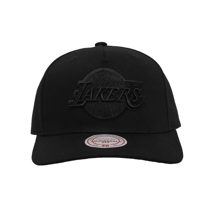 Mitchell & Ness Black Team Logo MVP Lakers Cap