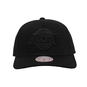 Mitchell & Ness Black Team Logo MVP Lakers Cap