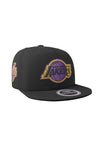 NBA Metallic Raised Embroidery Flat Cap - Los Angeles Lakers