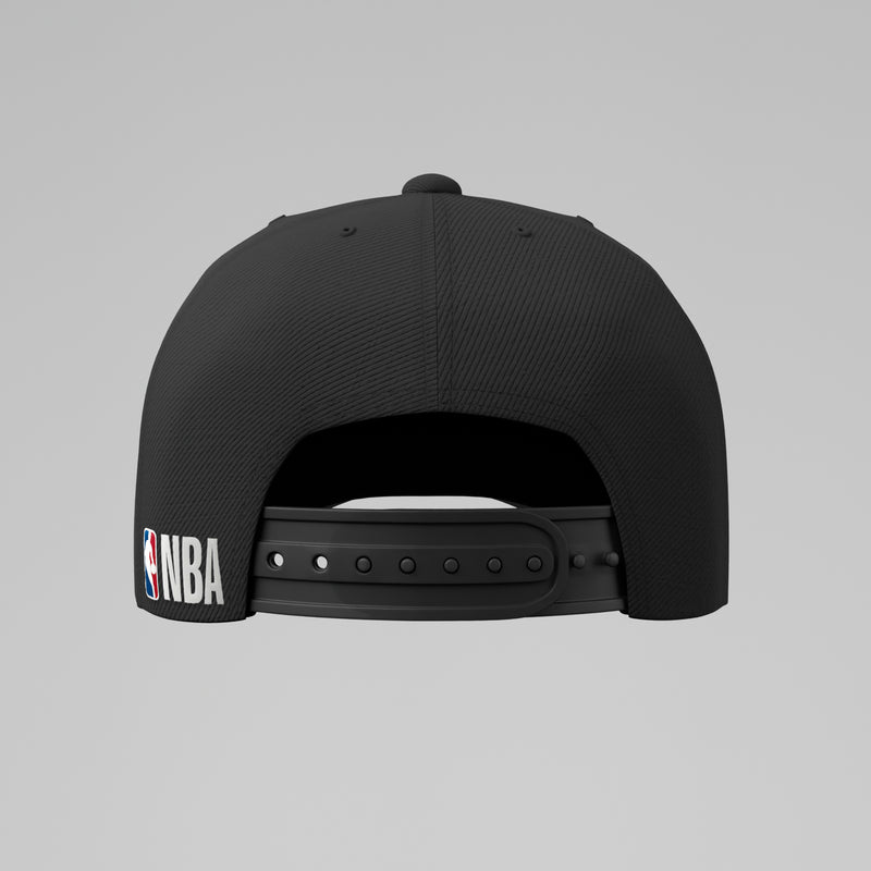 NBA Metallic Raised Embroidery Structured Curve Cap - New York Knicks