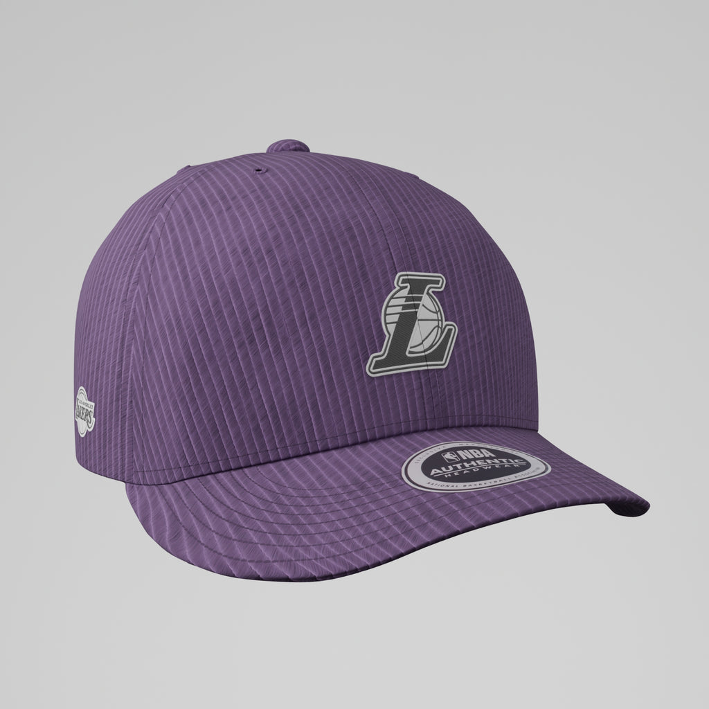 NBA Acid Washed Fabric Unstructured Cap - Los Angeles Lakers Purple