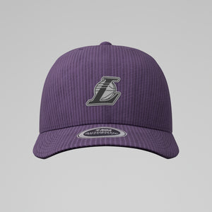 NBA Acid Washed Fabric Unstructured Cap - Los Angeles Lakers Purple