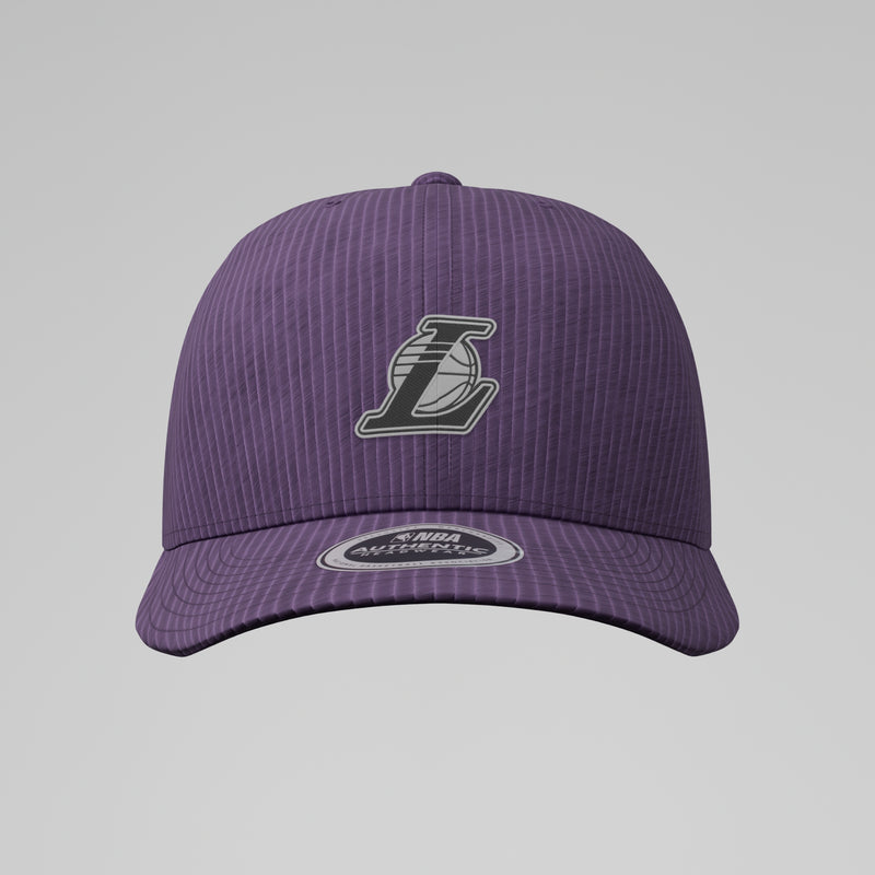 NBA Acid Washed Fabric Unstructured Cap - Los Angeles Lakers Purple