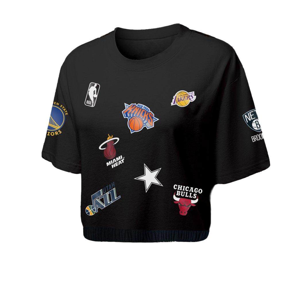 T shirt with all store nba teams on it