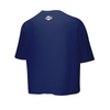NBA Front Textured Print - Boxy Fit Crop Tee - Los Angeles Lakers