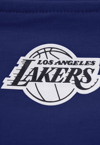 NBA Front Textured Print - Boxy Fit Crop Tee - Los Angeles Lakers