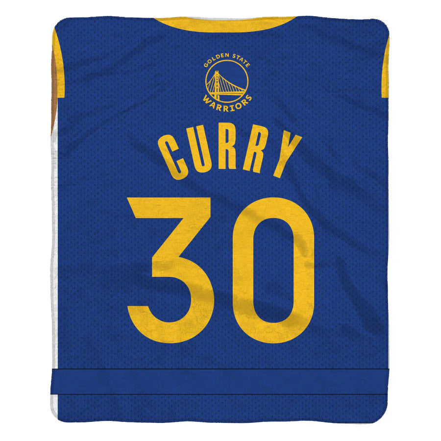 Golden State Warriors Stephen Curry 60" x 80" Raschel Throw Blanket