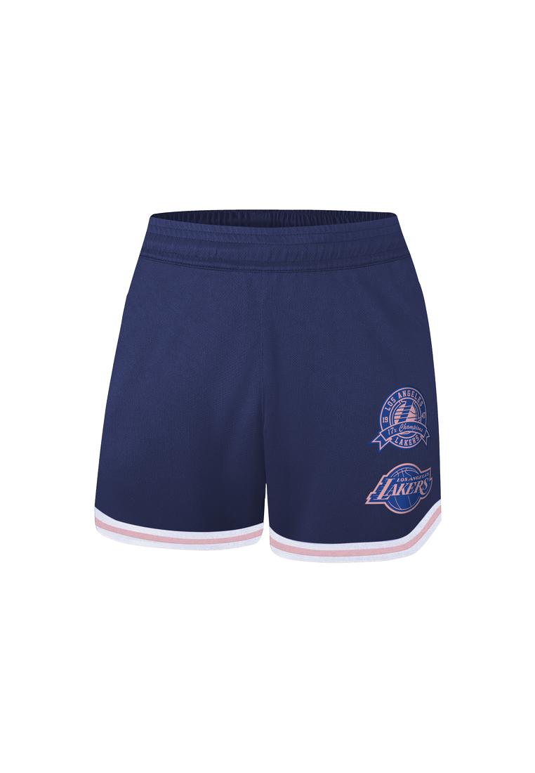 NBA Front Print Regular Fit Shorts Los Angeles Lakers