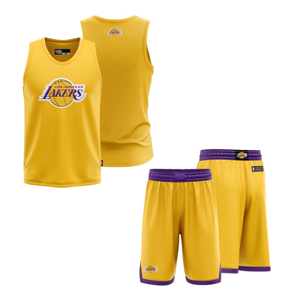 NBA LAKERS BASIC SET - YELLOW