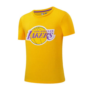 NBA BASICS PRIMARY LOGO T-SHIRT - YELLOW