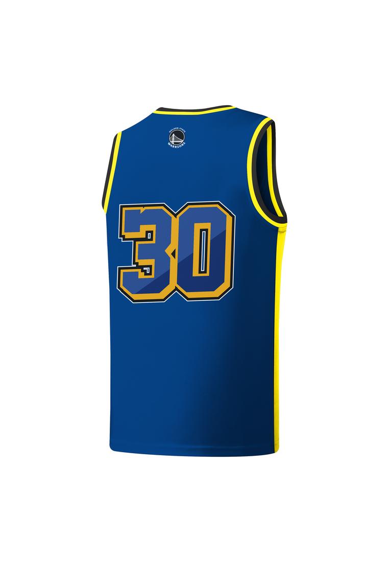 NBA Regular Fit Rubber Print Mens Tank Top - Golden State Warriors