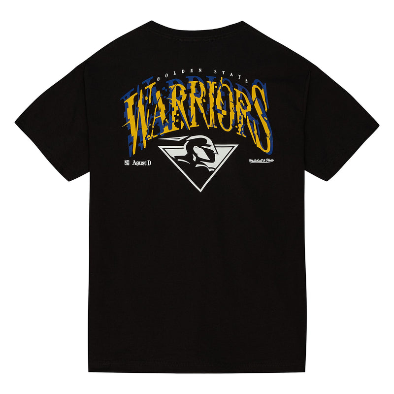 NBA SUGA GLITCH TEE WARRIORS