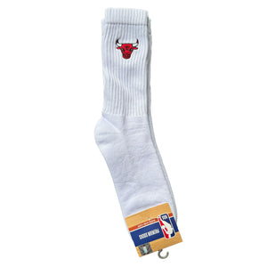 Chicago Bulls Crew Socks - WHITE