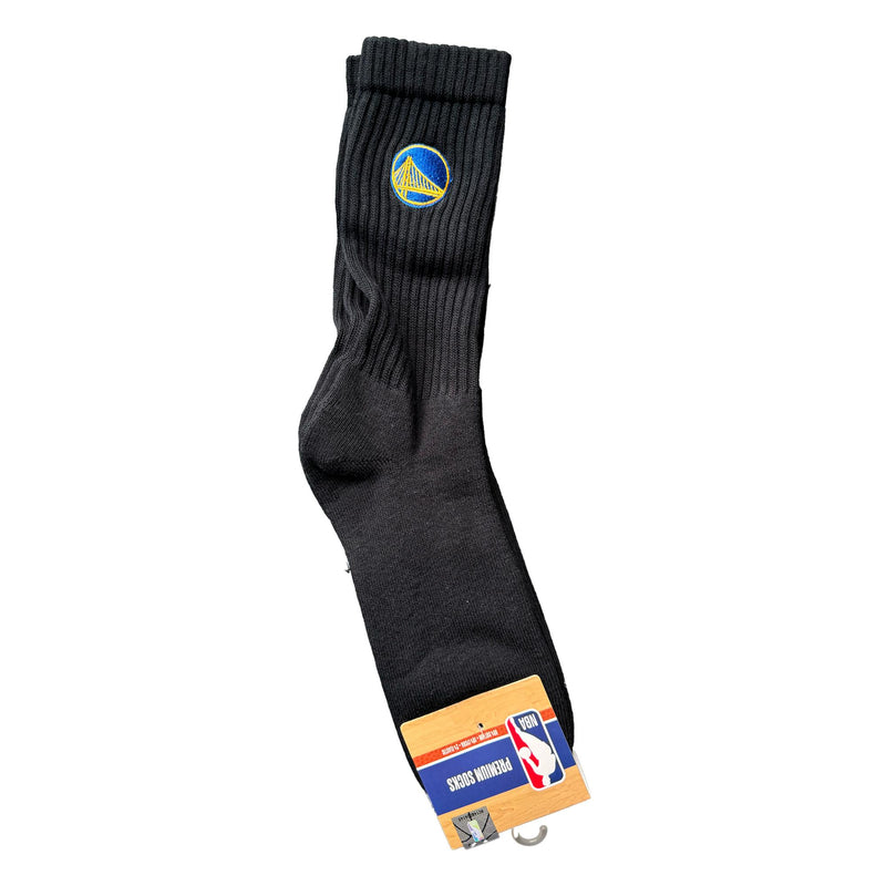 Golden State Warriors Crew Socks - BLACK
