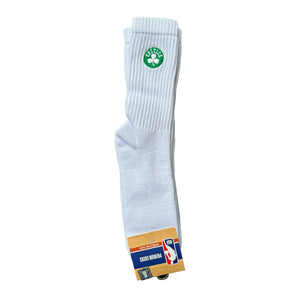 Boston Celtics Crew Socks - WHITE