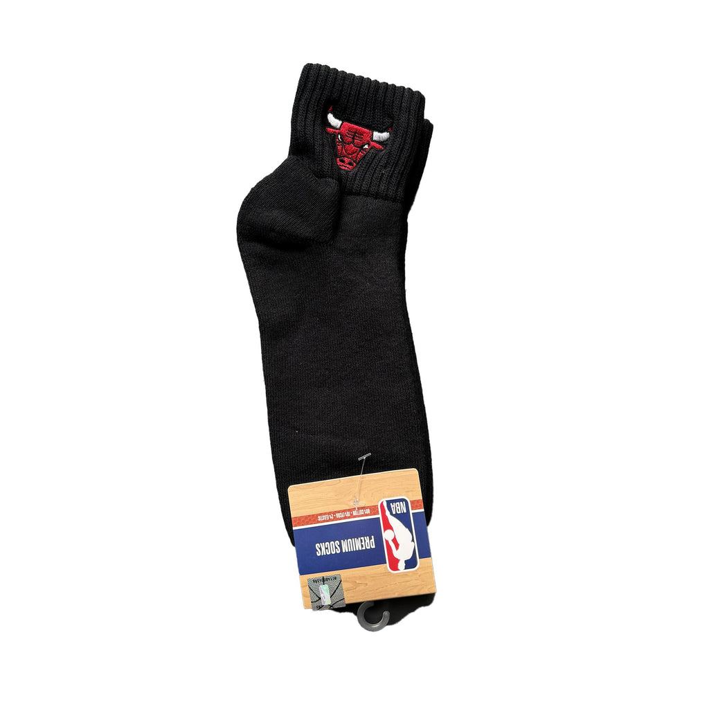 Chicago Bulls Quarter Socks - BLACK