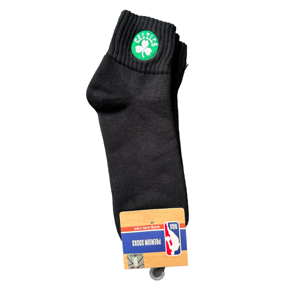 Boston Celtics Quarter Socks - BLACK