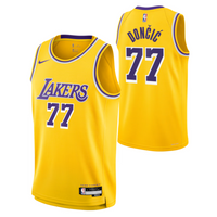 Los Angeles Lakers Luka Dončić Nike Gold Swingman Jersey - Icon Edition