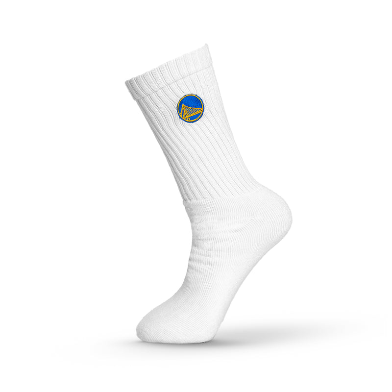 Golden State Warriors Crew Socks - WHITE