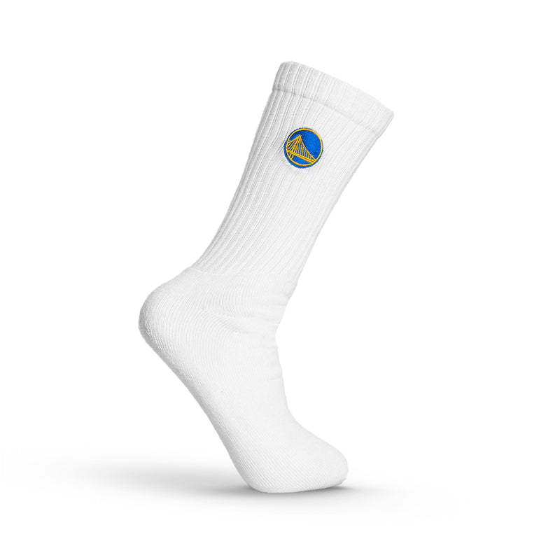 Golden State Warriors Crew Socks - WHITE