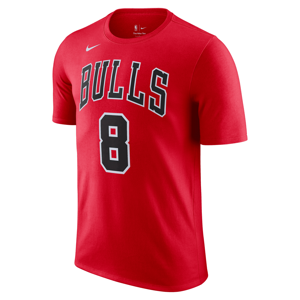 Zach LaVine Chicago Bulls Nike Icon Name and Number Tee