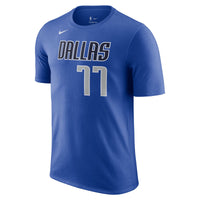 Luka Doncic Dallas Mavericks Men's Nike NBA Name Number Icon Edition T-Shirt