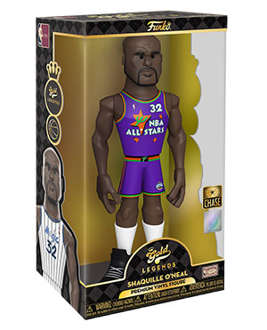 Shaquille O'Neal Gold Chase 12" NBA Legends Orlando Magic