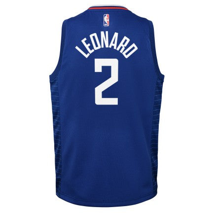 Grade School Big Boys Kawhi Leonard LA Clippers Nike Icon Edition Jersey