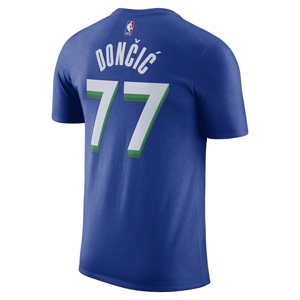 Luka Doncic Dallas Mavericks Nike City Edition 22/23 Name and Number Tee