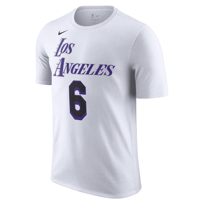 LeBron James Los Angeles Lakers Nike City Edition 22/23 Name and Number Tee